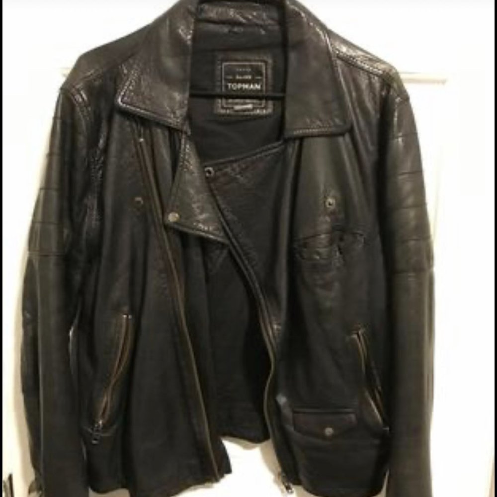 Topman Leather Jacket (L)